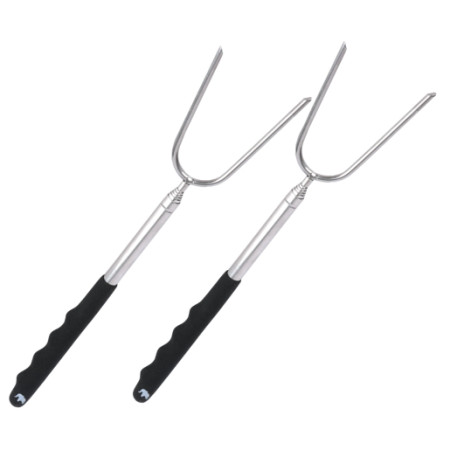 Bratgabel Zulu Roast schwarz/silber silver/black