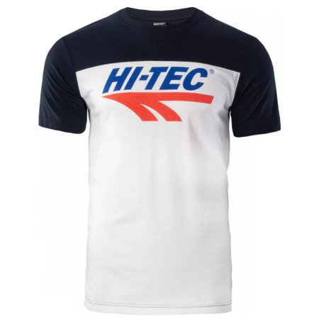 Herren-T-Shirt Hi-Tec Retro weiß/blau White/Sky Captain