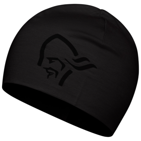 Mütze Norrona 29 pureUll180 Beanie schwarz Caviar Black