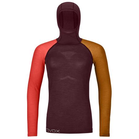 Damen-Sweatshirt Ortovox 120 Comp Light Hoody W rot winetasting