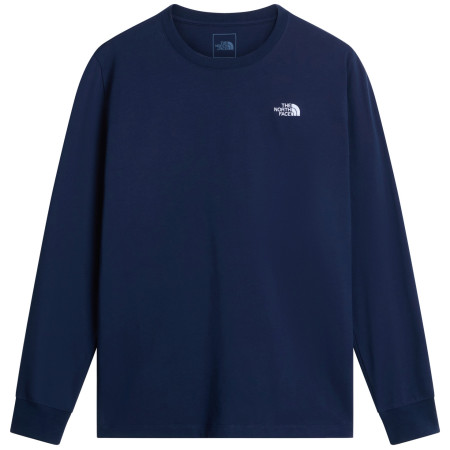 Herren-T-Shirt The North Face Evolution Simple Dome Regular Long-Sleeve Tee dunkelblau SUMMIT NAVY