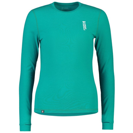 Damen-Funktionsshirt Mons Royale Cascade Merino Flex 200 Ls Wmns blau Marina