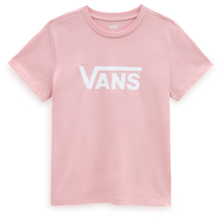 Damen-T-Shirt Vans Wm Drop V Ss Crew-B hellrosa SILVER PINK
