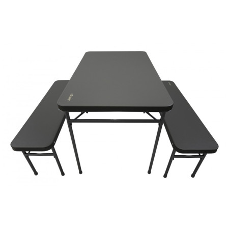 Campingtisch mit Bänken Vango Orchard Bench Set grau Grey