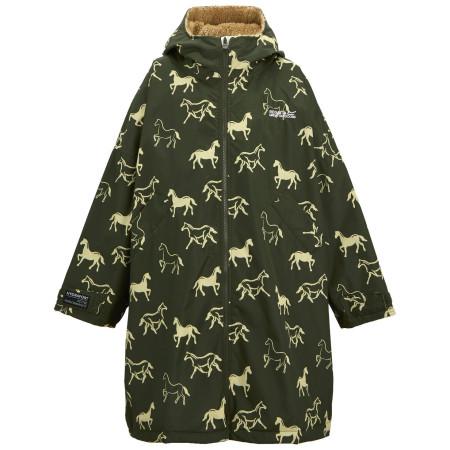 Wasserdichte Kinderjacke Regatta Junior Waterproof Changing Robe DrkKhHrses dunkelgrün DrkKhHrses