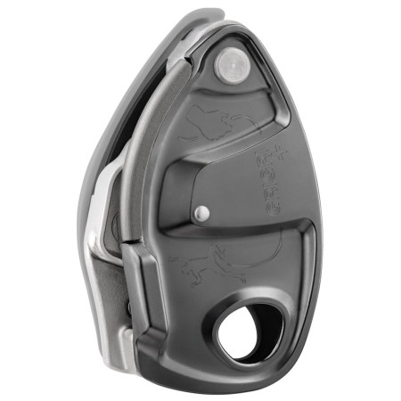 Halbautomatisches Sicherungsgerät Petzl GriGri + grau Grey