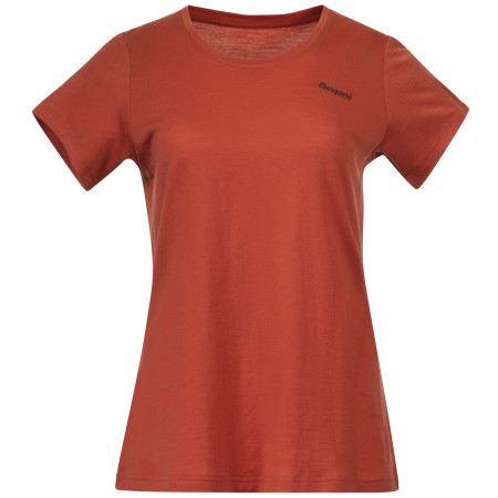 Damen-T-Shirt Bergans Graphic Wool W Tee rot Brick