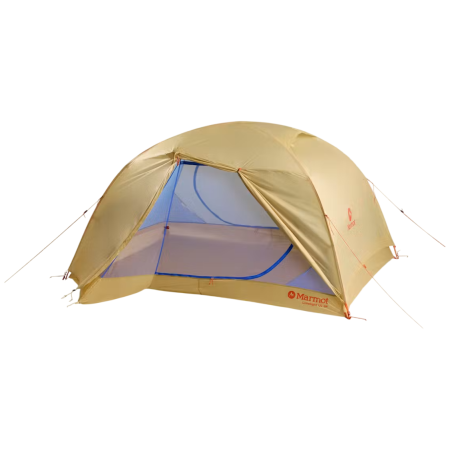 Wanderzelt Marmot Limelight UL 3P beige/blau LIGHT OAK / TRAIL BLUE
