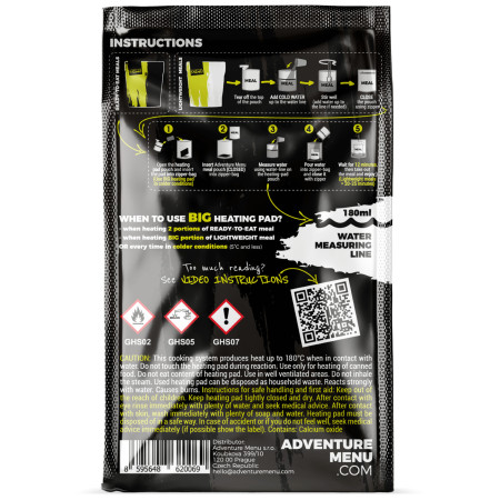 Selbsterwärmende Kapsel Adventure Menu Big 60 g