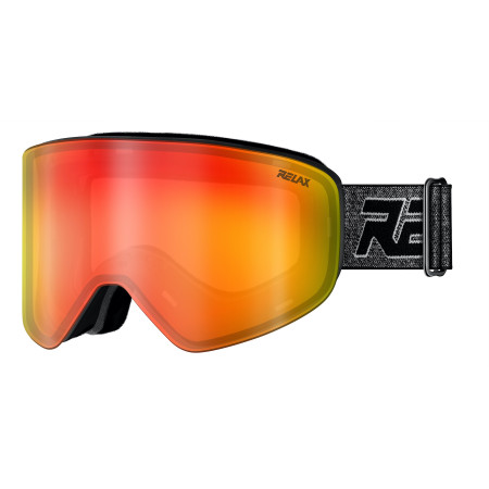 Skibrille Relax X-Fighter schwarz/orange Black
