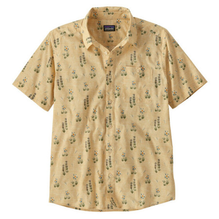 Herrenhemd Patagonia M's Go To Shirt beige Lupine Trail: Beeswax Tan