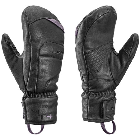 Damen Ski-Handschuhe Leki Montera Prime Women Mitt schwarz black-blackberry gray
