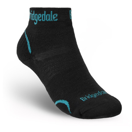 Damensocken Bridgedale Hike Ultralight Performance Ankle schwarz Black/Blue