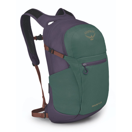 Rucksack Osprey Daylite Plus 2023 grün/rot axo green/enchantment purple