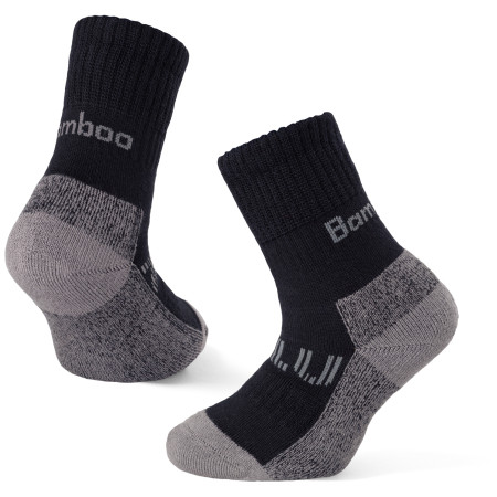 Kindersocken Zulu Bambus Trek K schwarz black