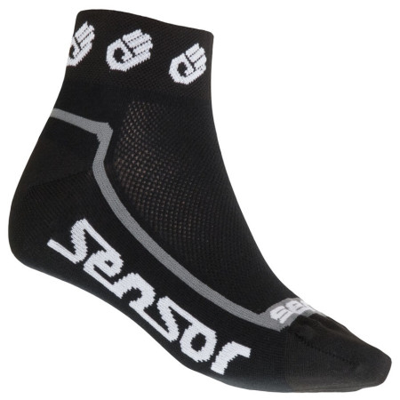 Socken Sensor Race Lite Small Hands schwarz/weiß black/white