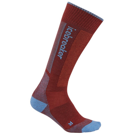 Damensocken Icebreaker W Mer Ski+ Medium OTC dunkelblau Port/Baja/Cedar Wood