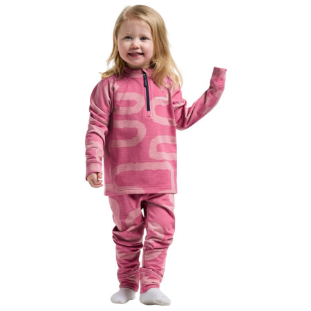 Kinder-Funktionsunterwäsche Didriksons Jadis Kids Pr Set 5 Path Heather Pink