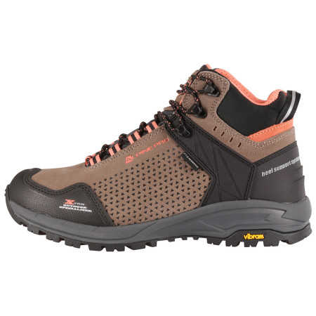 Damen Wanderschuhe Alpine Pro Erahe braun Rubber