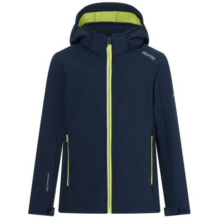 Kinder-Softshell-Jacke Regatta Haydenbury Navy (Wild Lime) blau/grün Navy (Wild Lime)