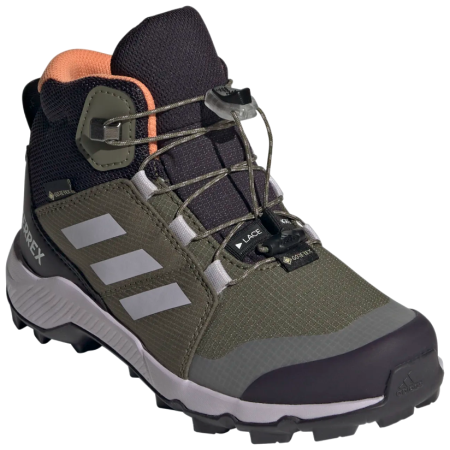 Kinderschuhe Adidas Terrex Mid Gtx K 2024 dunkelgrün OLISTR/SILDAW/AMBTIN