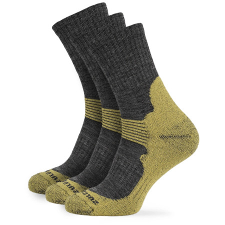 Socken Zulu Merino Allseason 3-pack grau/gelb grey/yellow