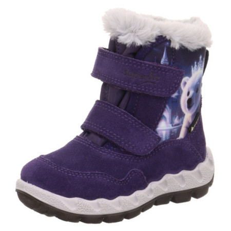 Kinder Winterschuhe Superfit Icebird Lila/Grau lila Lila/Grau