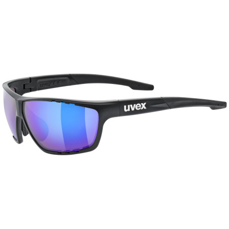 Sportbrille Uvex Sportstyle 706 CV schwarz/blau Black Matt/Mirror Blue