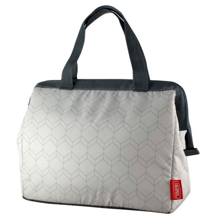 Thermotasche Thermos 6,5l hellgrau Geo grey