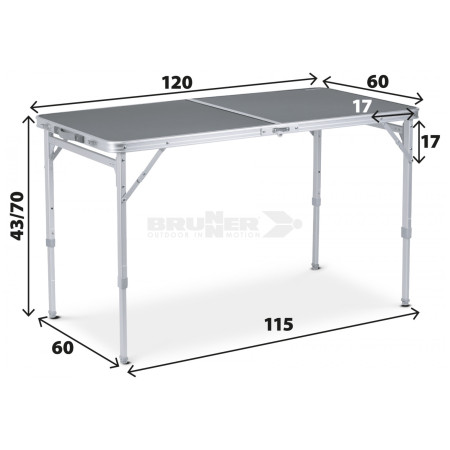 Campingtisch Brunner Flatpack 4
