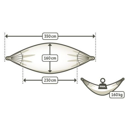 Hängematte La Siesta Brisa Double BRH16R