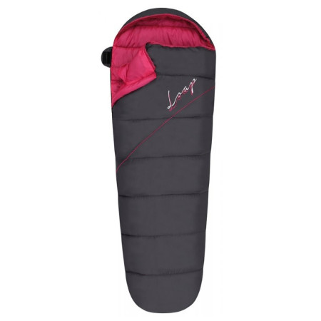 Damen Schlafsack Loap Iron Evo L grau/rosa DkShadow/Magenta