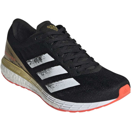 Damenschuhe Adidas Adizero Boston 9 W schwarz Cblack/Ftwwht/Goldmt