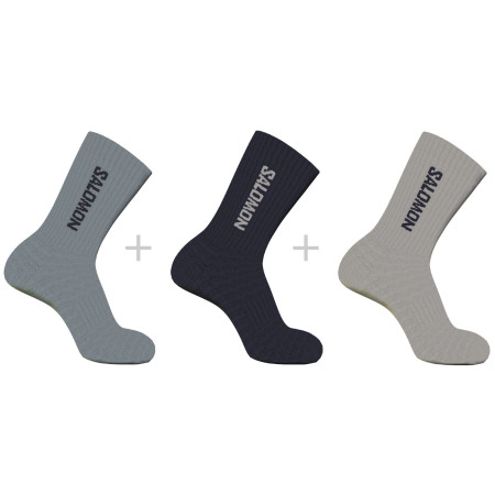 Socken Salomon Everyday Crew 3-Pack mix2 SILVER CLOUD / SEDONA SAGE / FRENCH ROAST