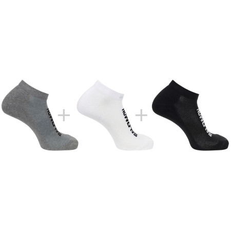 Socken Salomon Niedrige Everyday-Socken, 3er-Pack mix1 BLACK / WHITE / MED GREY MELANGE