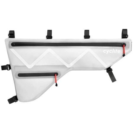 Fahrradtasche für den Rahmen Cyclite Frame Bag Large / 02 hellgrau light grey