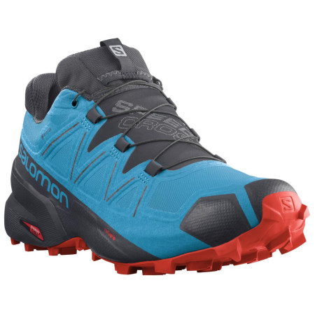 Herrenschuhe Salomon Speedcross 5 GTX blau/rot HawaiianOcean