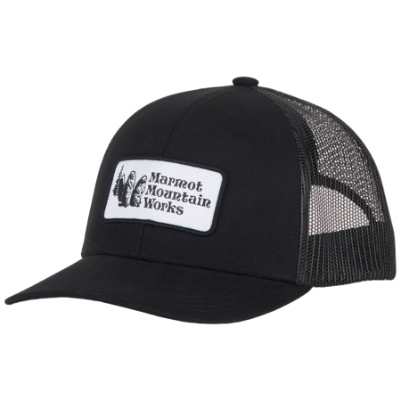 Baseballmütze Marmot Retro Trucker Hat schwarz Black/Black