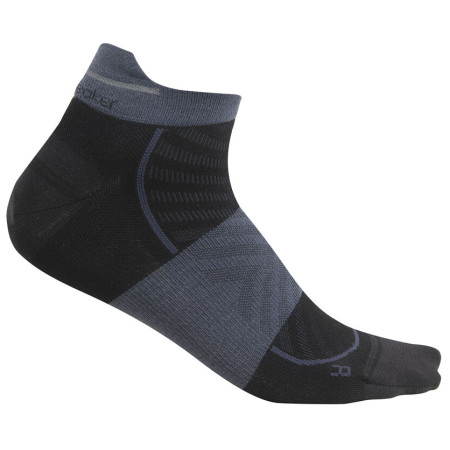Herrensocken Icebreaker Men Merino Run+ Ultralight Micro schwarz Black/Graphite