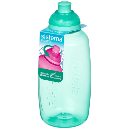 Flasche Sistema Squeeze Twist ‘n’ Sip 380 ml grün