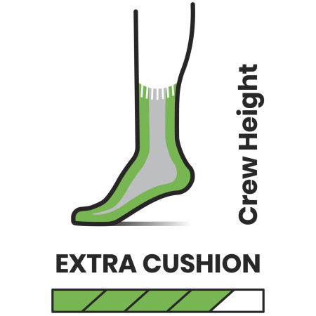 Herrensocken Smartwool Hike Classic Ed Extra Cushion Crew Socks