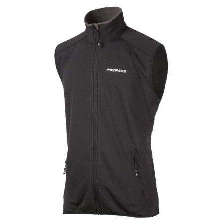Herrenweste Progress Tartar schwarz Black