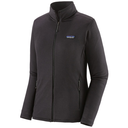 Damen Funktions-Sweatshirt Patagonia R1 Daily Jacket schwarz Ink Black - Black X-Dye