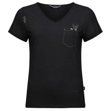 Damen-T-Shirt Chillaz Cala Luna schwarz black