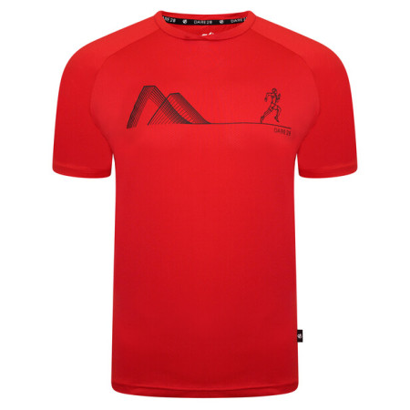 Herren-T-Shirt Dare 2b Righteous III Tee rot Danger Red