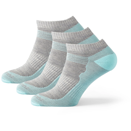 Socken Zulu Merino Summer 3-pack türkis blue