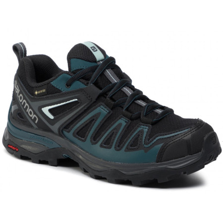 Damenschuhe Salomon X Ultra 3 Prime GTX W Black schwarz/blau Black/ReflectingPond/IcyMorn
