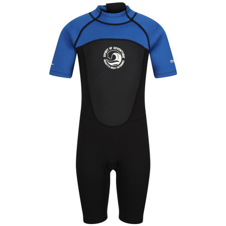 Neopren Regatta Jnr Shorty Wetsuit blau Black/Nautical Blue/White