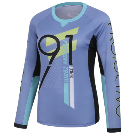 Damen-Radtrikot Protective P-Queen of vert lila lilac