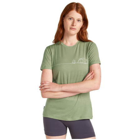 Damen-Funktionsshirt Icebreaker W Mer 150 Tech Lite SS Tee Single Line C